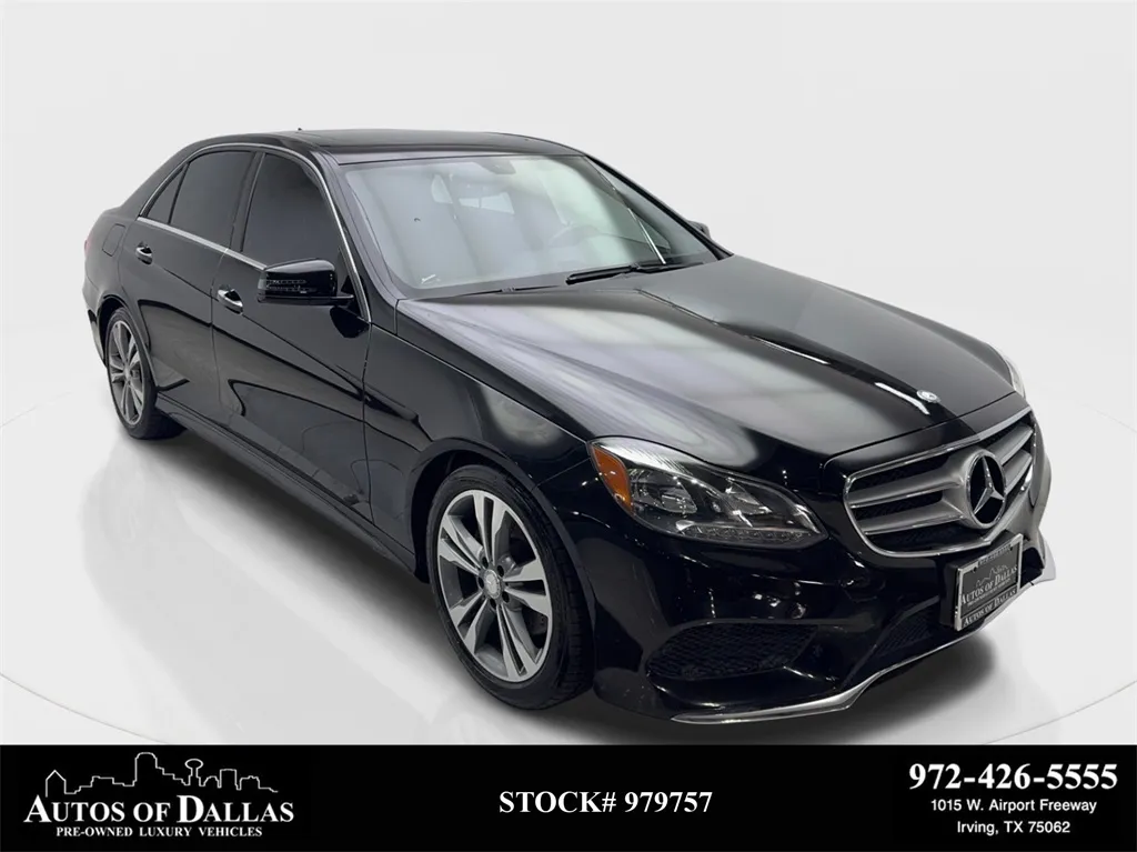 Black 2014 Mercedes-Benz E-Class E 350 for sale in Irving, TX