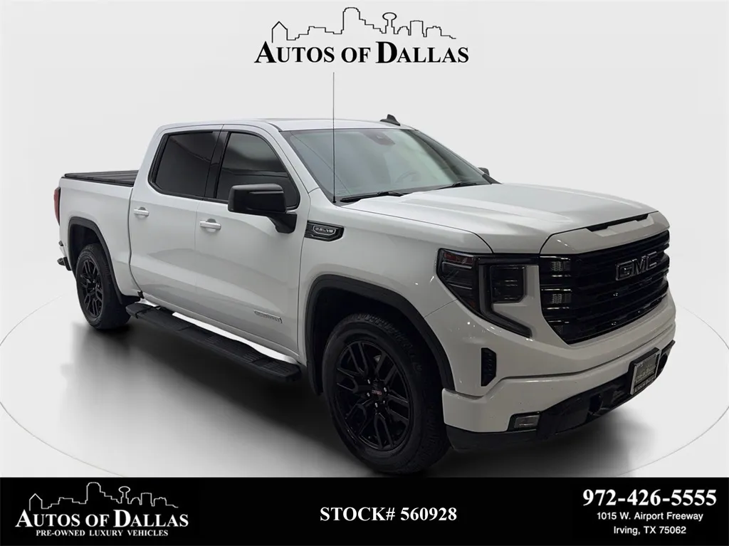 White 2022 GMC Sierra 1500 Elevation for sale in Irving, TX