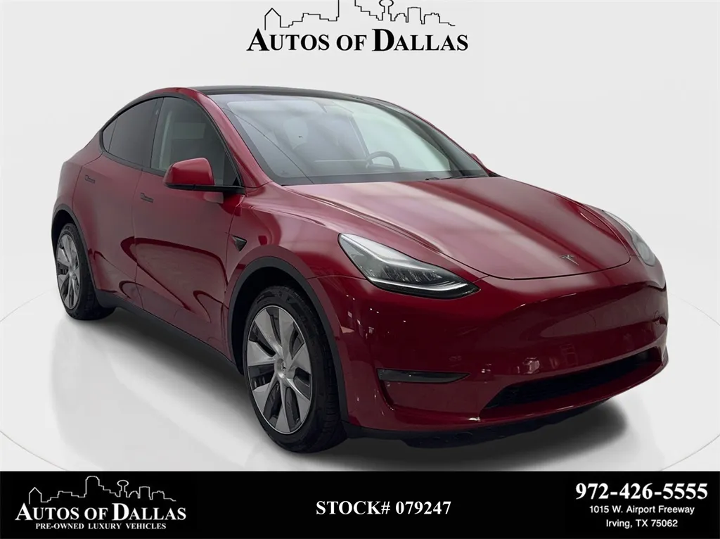 Red 2021 Tesla Model Y Long Range for sale in Irving, TX