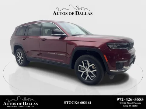 Red 2024 Jeep Grand Cherokee L Limited NAV,CAM,PANO,BLIND SPOT,3RD ROW for sale in Irving, TX