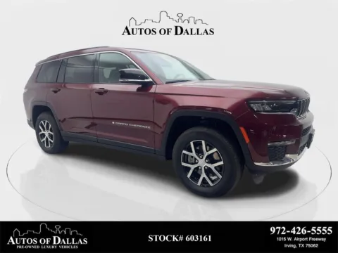 Red 2024 Jeep Grand Cherokee L Limited NAV,CAM,PANO,BLIND SPOT,3RD ROW for sale in Irving, TX