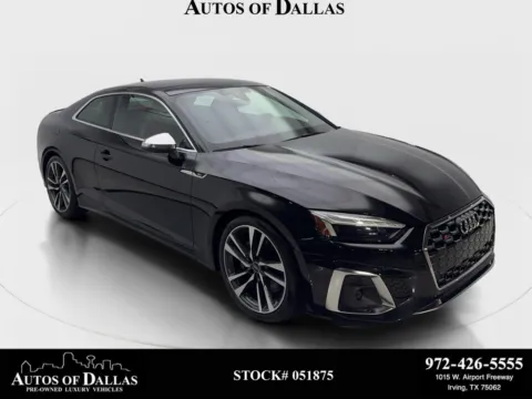 Black 2023 Audi S5 3.0T Premium Plus NAV,CAM,PANO,BLIND SPOT for sale in Irving, TX