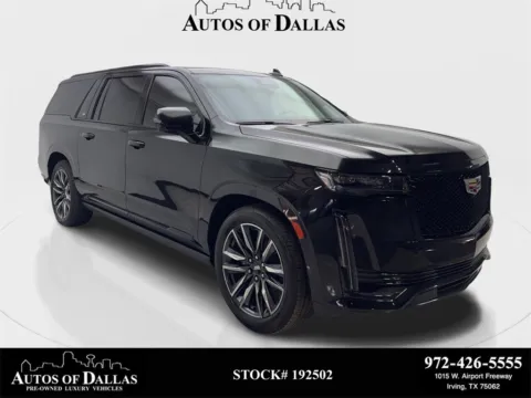 Black 2022 Cadillac Escalade ESV Sport Platinum for sale in Irving, TX