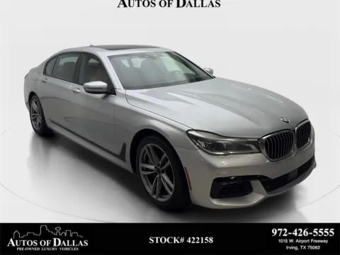 Silver 2017 BMW 7 Series 750i xDrive for sale in Irving, TX