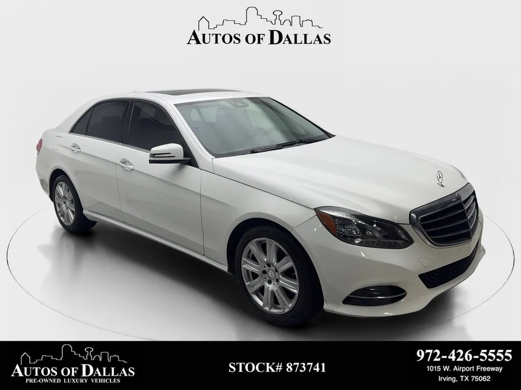 White 2014 Mercedes-Benz E-Class E 350 for sale in Irving, TX