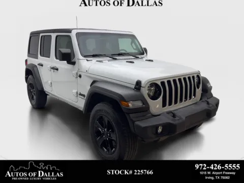 White 2022 Jeep Wrangler Unlimited Sport Altitude for sale in Irving, TX