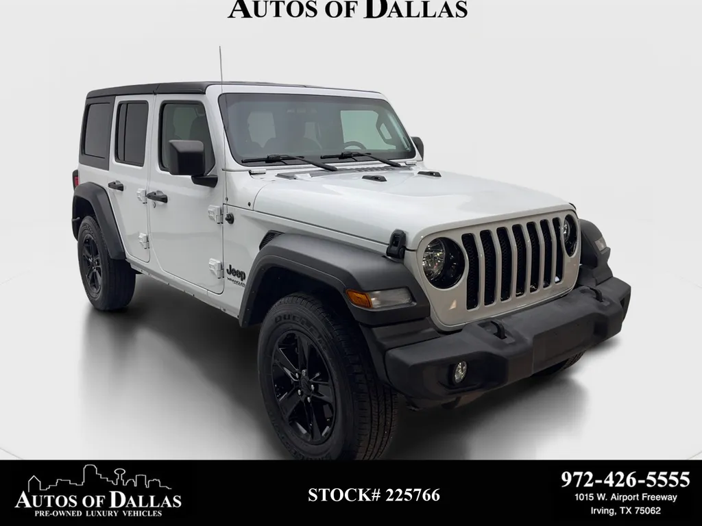 White 2022 Jeep Wrangler Unlimited Sport Altitude for sale in Irving, TX