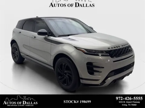 Gray 2023 Land Rover Range Rover Evoque Dynamic NAV,CAM,PANO,HTD STS,BLIND SPOT for sale in Irving, TX