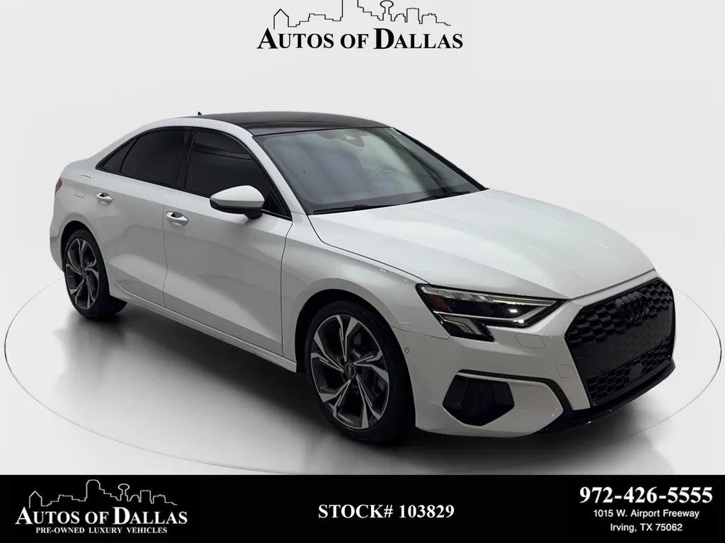 2023 Audi A3 40 Premium CAM,PANO,HTD STS,BLIND SPOT,18" WLS for sale in Irving, TX