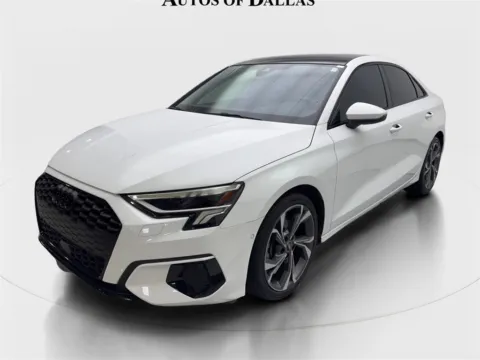 Photos of 2023 Audi A3 40 Premium CAM,PANO,HTD STS,BLIND SPOT,18" WLS for sale in Irving, TX at Autos of Dallas - Irving
