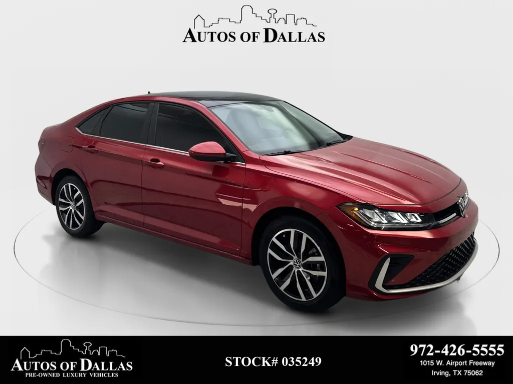 Red 2025 Volkswagen Jetta 1.5T SE CAM,SUNROOF,HTD STS,BLIND SPOT,17" WLS for sale in Irving, TX