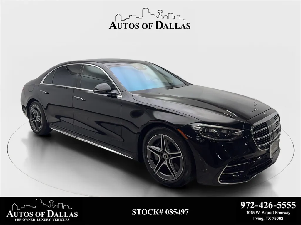 Black 2022 Mercedes-Benz S-Class S 580 for sale in Irving, TX