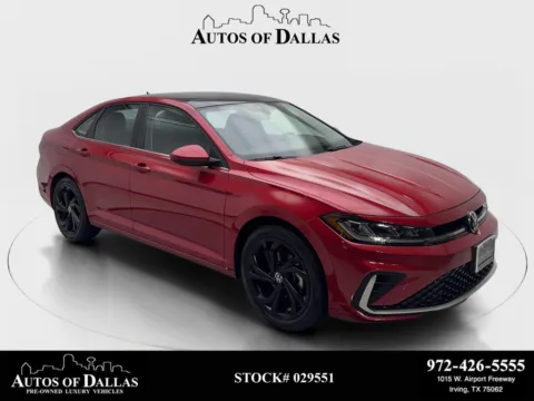 Red 2025 Volkswagen Jetta 1.5T SE CAM,PANO,HTD STS,BLIND SPOT,17" WLS for sale in Irving, TX