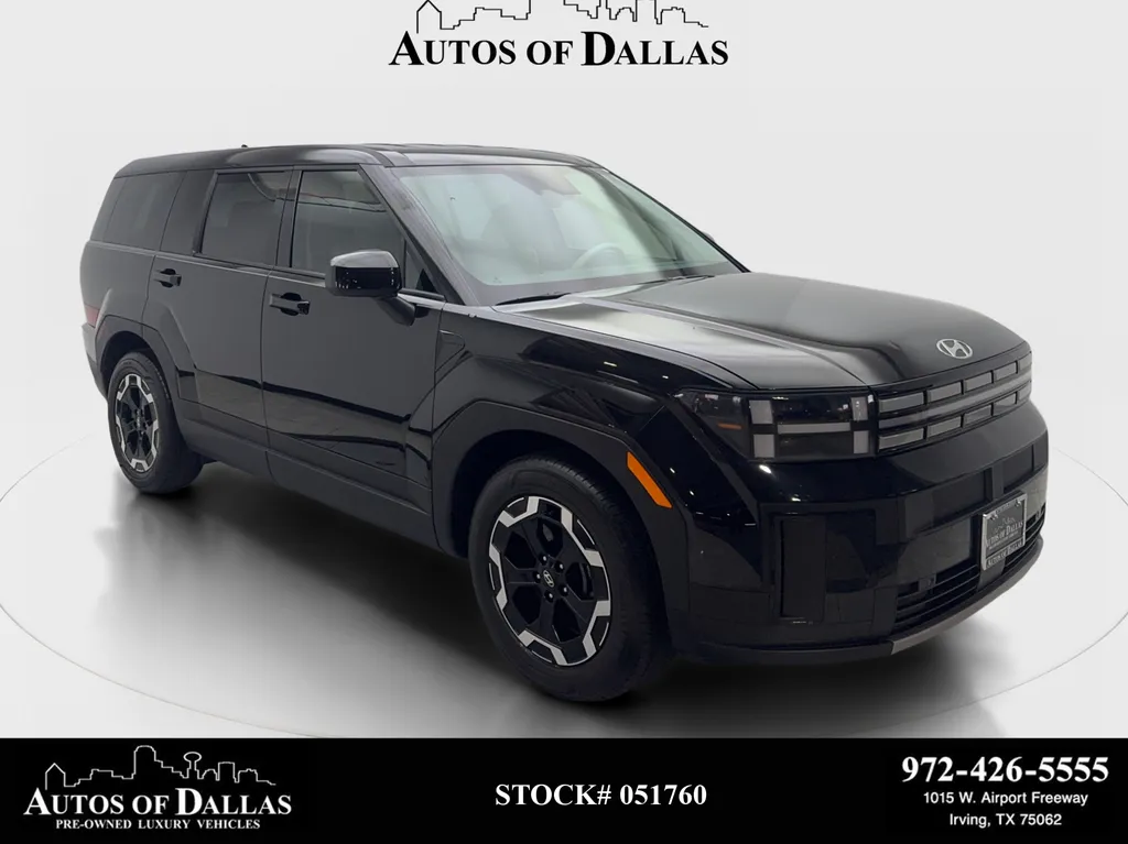 Black 2024 Hyundai Santa Fe SE NAV,CAM,HTD STS,BLIND SPOT,3RD ROW for sale in Irving, TX