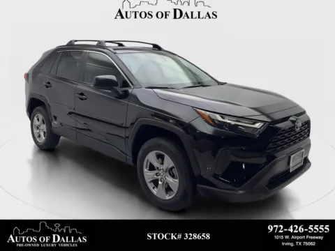 Black 2025 Toyota RAV4 Hybrid LE for sale in Irving, TX