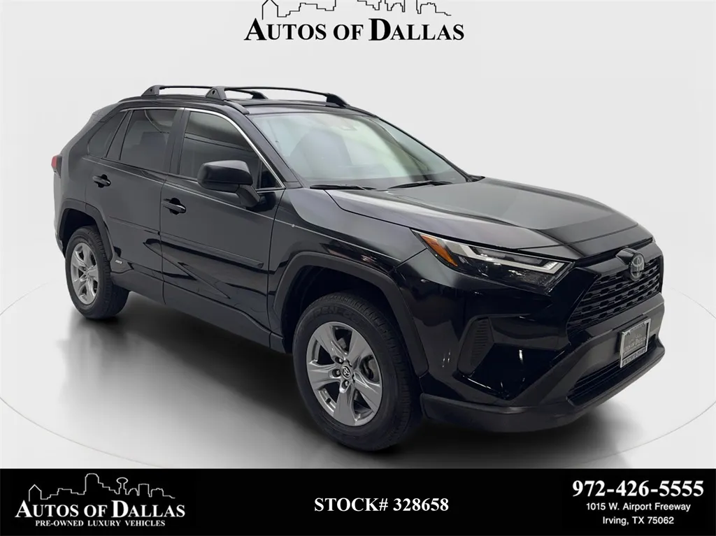 Black 2025 Toyota RAV4 Hybrid LE for sale in Irving, TX