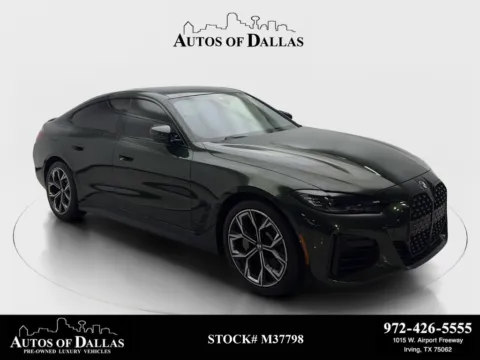Green 2022 BMW 4 Series 430i Gran Coupe M SPORT,NAV,CAM,SUNROOF,BLIND SPOT for sale in Irving, TX
