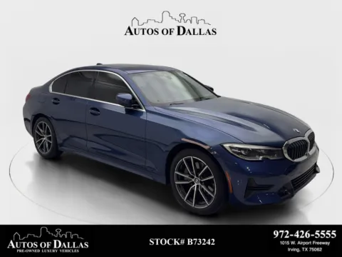 Blue 2021 BMW 3 Series 330i SPORT LINE,NAV,CAM,SUNROOF,BLIND SPOT for sale in Irving, TX