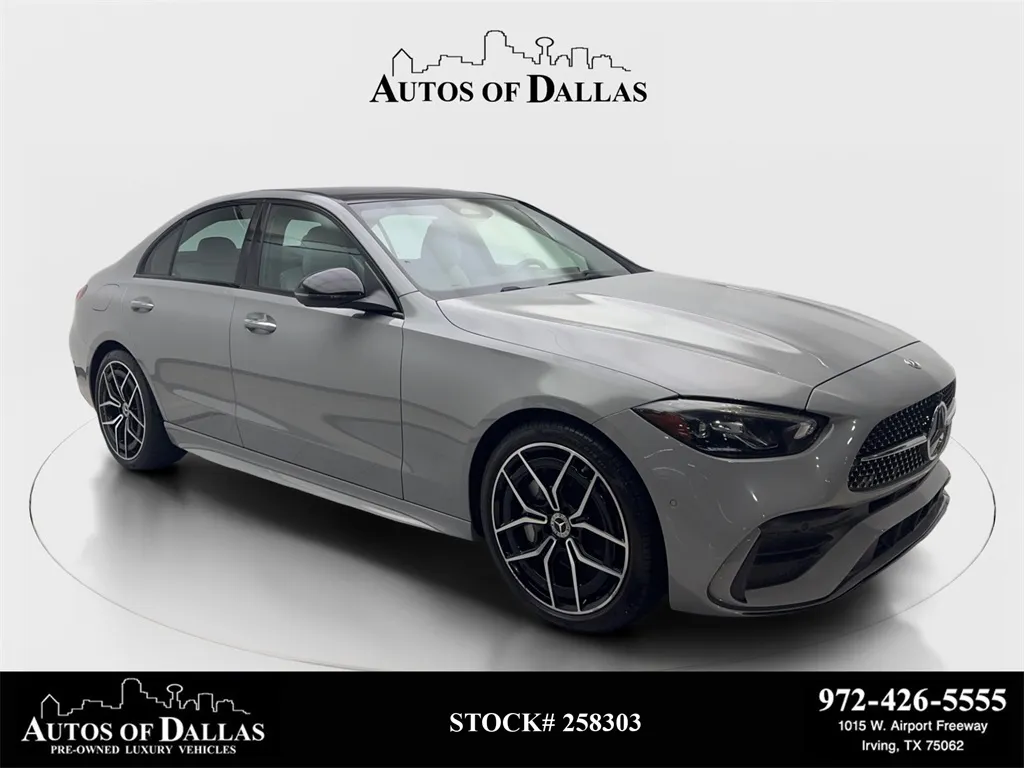 Black 2025 Mercedes-Benz C-Class C 300 for sale in Irving, TX