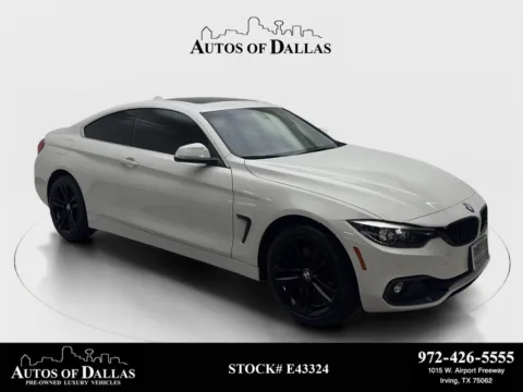White 2018 BMW 4 Series 430i xDrive for sale in Irving, TX