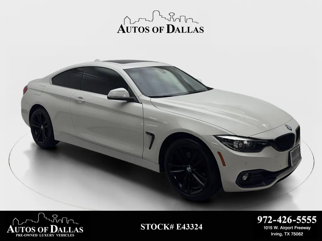 White 2018 BMW 4 Series 430i xDrive for sale in Irving, TX