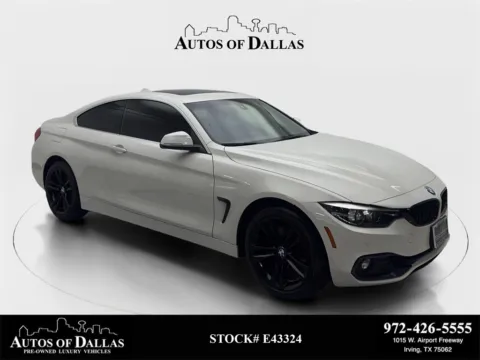 White 2018 BMW 4 Series 430i xDrive for sale in Irving, TX