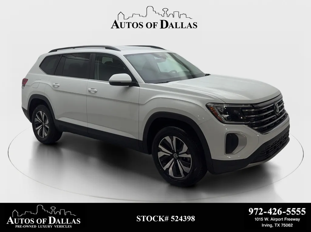 2025 Volkswagen Atlas 2.0T SE CAM,HTD STS,BLIND SPOT,3RD ROW for sale in Irving, TX