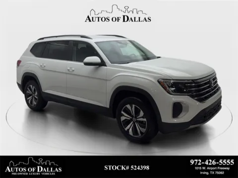 White 2025 Volkswagen Atlas 2.0T SE for sale in Irving, TX