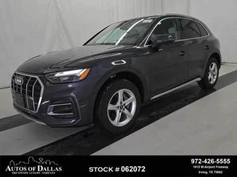 Gray 2023 Audi Q5 40 Premium CAM,PANO,HTD STS,BLIND SPOT for sale in Irving, TX