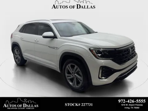 White 2024 Volkswagen Atlas Cross Sport 2.0T SEL R-Line NAV,CAM,PANO,HTD STS,20" WLS for sale in Irving, TX