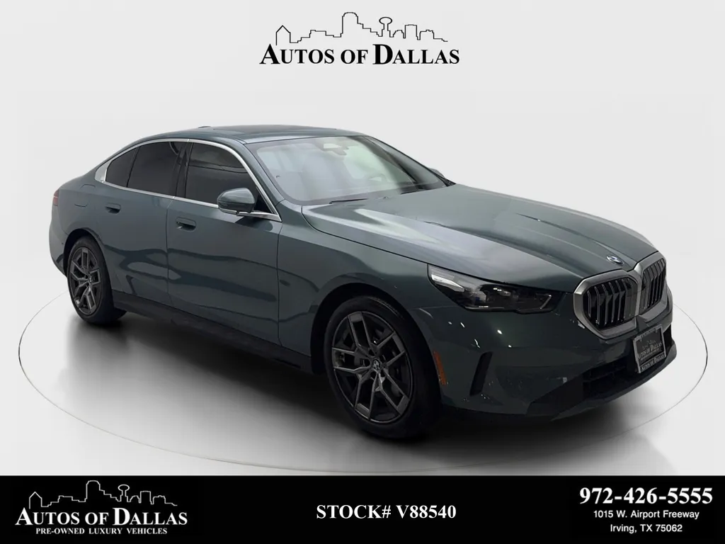 Green 2026 BMW 5 Series 530i xDrive SPORT LINE,NAV,CAM,SUNROOF,BLIND SPOT for sale in Irving, TX