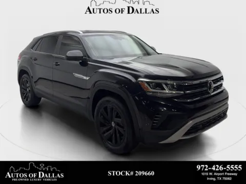 Black 2023 Volkswagen Atlas Cross Sport 3.6L V6 SE w/Technology CAM,PANO,HTD STS,BLND SPOT for sale in Irving, TX