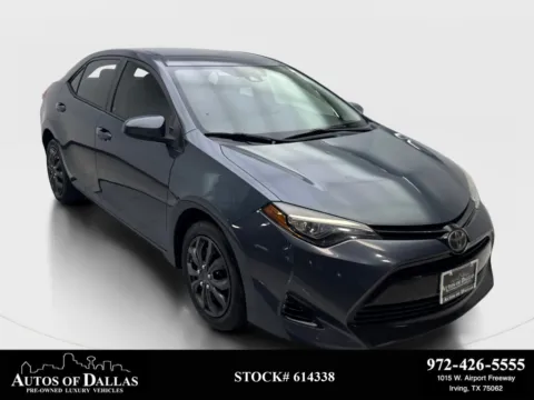 Gray 2017 Toyota Corolla LE for sale in Irving, TX