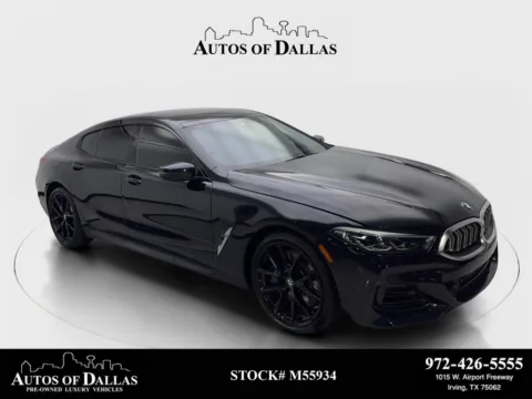 Black 2023 BMW 8 Series 840 M SPORT,NAV,CAM,PANO,HEADS UP,20" WLS for sale in Irving, TX