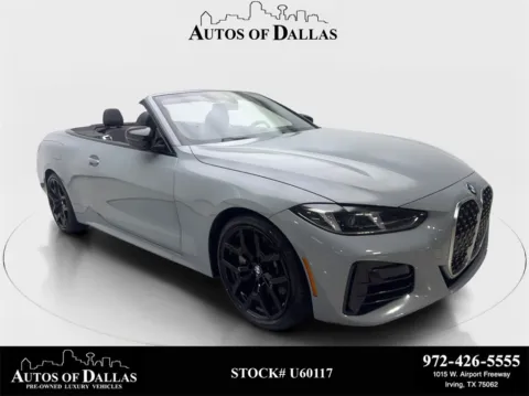 Gray 2025 BMW 4 Series 430i for sale in Irving, TX