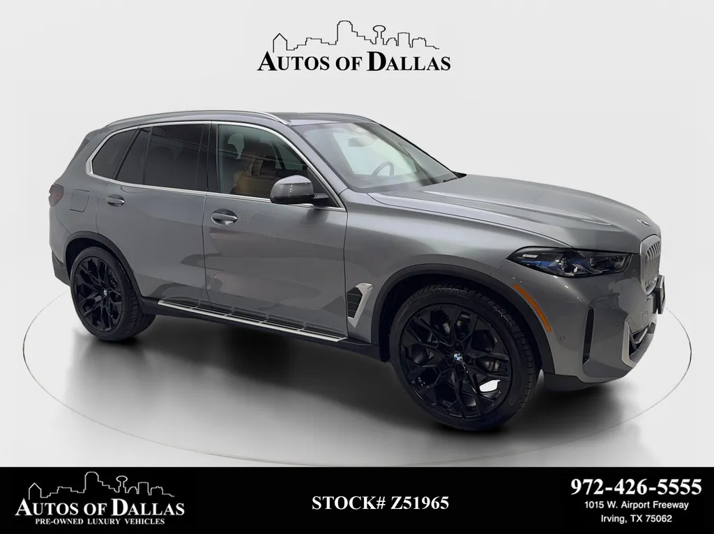 Gray 2025 BMW X5 xDrive40i X LINE,NAV,CAM,PANO,HTD STS,BLIND SPOT for sale in Irving, TX