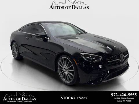 Black 2022 Mercedes-Benz E-Class E 450 Coupe AMG SPORT,NAV,CAM,PANO,20" WHLS for sale in Irving, TX