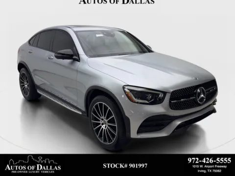 Black 2021 Mercedes-Benz GLC 300 Coupe AMG NIGHT PKG,NAV,CAM,SUNROOF,20" WL for sale in Irving, TX
