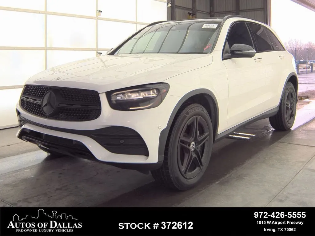 Black 2022 Mercedes-Benz GLC 300 AMG SPORT,NAV,CAM,PANO,HTD STS,BLIND SPOT for sale in Irving, TX