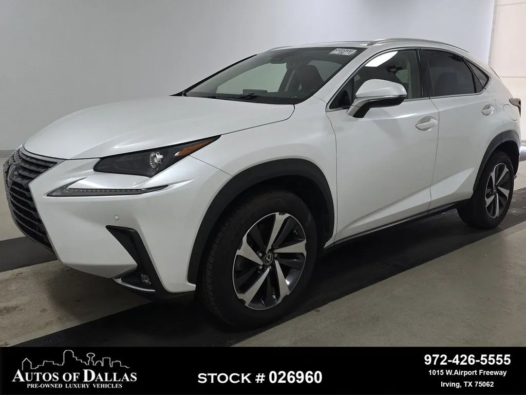 White 2021 Lexus NX 300 NAV,CAM,SUNROOF,CLMT STS,BLIND SPOT for sale in Irving, TX