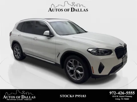 White 2023 BMW X3 sDrive30i X LINE,NAV,CAM,PANO,HTD STS,BLIND SPOT for sale in Irving, TX