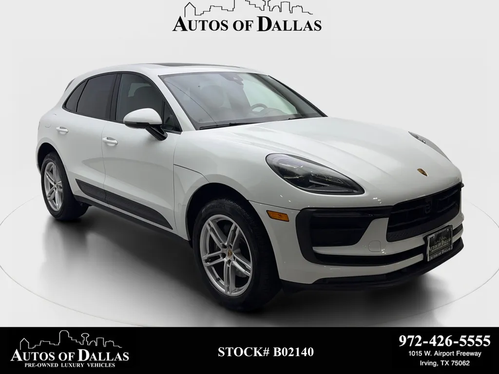 White 2025 Porsche Macan T NAV,CAM,PANO,HTD STS,BLIND SPOT for sale in Irving, TX
