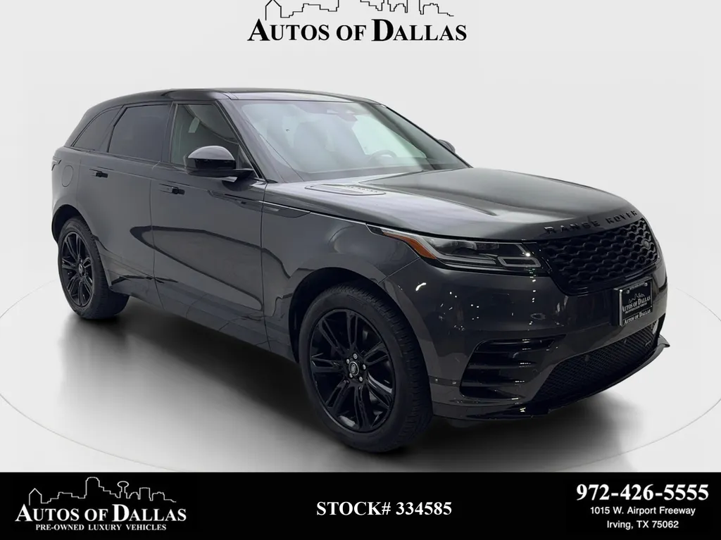 Gray 2022 Land Rover Range Rover Velar P250 R-Dynamic S NAV,CAM,PANO,HTD STS,BLIND SPOT for sale in Irving, TX