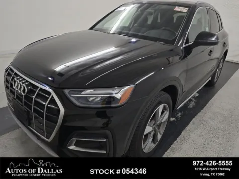 Black 2023 Audi Q5 40 Premium Plus CAM,PANO,HTD STS,BLIND SPOT for sale in Irving, TX