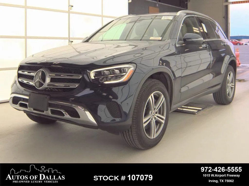 Black 2022 Mercedes-Benz GLC 300 NAV,CAM,PANO,HTD STS,BLIND SPOT for sale in Irving, TX