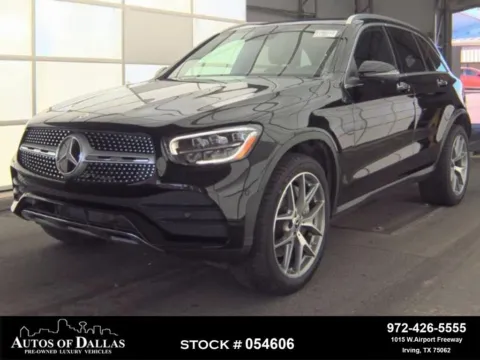 Black 2022 Mercedes-Benz GLC 300 AMG SPORT,NAV,CAM,PANO,BLIND SPOT for sale in Irving, TX