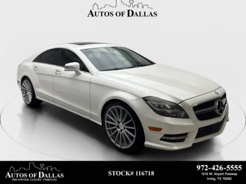 White 2014 Mercedes-Benz CLS 550 for sale in Irving, TX