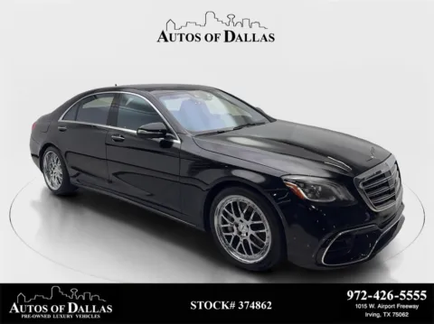 Black 2018 Mercedes-Benz S-Class S 450 for sale in Irving, TX