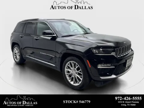 Black 2023 Jeep Grand Cherokee Summit NAV,CAM,PANO,HTD STS,BLIND SPOT for sale in Irving, TX