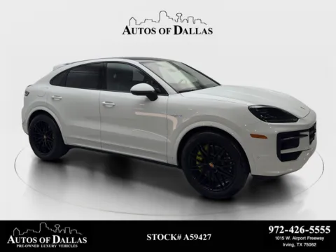 White 2024 Porsche Cayenne E-Hybrid Coupe for sale in Irving, TX